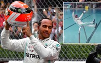 Hamilton tiếp tục thống trị F1, nhảy vào bể bơi ăn mừng