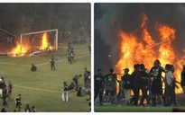 CĐV của Indonesia đốt sân, gây bạo loạn dữ đội sau thất bại
