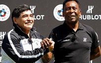 Vua bóng đá Pele sốc khi 'đối thủ' vĩ đại Maradona vĩnh viễn ra đi