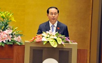 Trình Quốc hội miễn nhiệm Phó chủ tịch nước Nguyễn Thị Doan