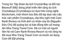 Chủ Tập đoàn Crystal Bay tố bị mạo danh phát hành tiền mã hoá Nha Trang Travel