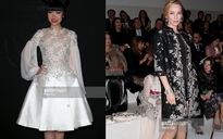 Jessica Minh Anh ngồi ghế VIP Paris Fashion Week cùng Uma Thurman