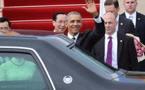 Khoảnh khắc đoàn xe chở Tổng thống Obama đi qua cầu Nguyễn Văn Trỗi