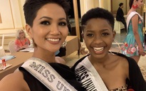 H’Hen Niê đọ dáng cùng đối thủ tóc tém tại 'Miss Universe 2018'