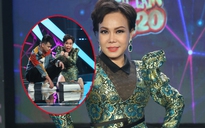 Tức giận thí sinh diễn hời hợt, Việt Hương đi chân trần lên sân khấu thị phạm