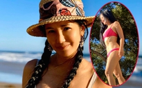 Diva Hồng Nhung diện bikini khoe hình thể nóng bỏng ở tuổi 50