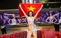 Đại diện Việt Nam mang 15 vali đồ đi thi 'Hoa hậu Hoàn vũ thế giới'