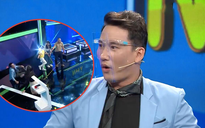 Hà Trí Quang gặp sự cố té ngã trên sóng truyền hình