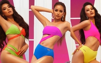 Các người đẹp Hoa hậu Hoàn vũ Việt Nam 'bốc lửa' với bikini
