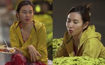 Hoa hậu Thùy Tiên mặc đồ bộ bán hoa tết khiến dân mạng thích thú