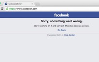 Facebook đang bị sập toàn cầu