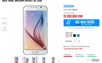 Galaxy S6, S6 Edge có giá 16,99 và 18,99 triệu đồng