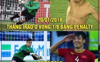 Bùi Tiến Dũng: 20.1.2018 sút 11m hạ U.23 Iraq; 2019 hạ Jordan đưa VN vào tứ kết