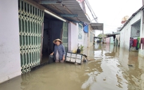 Phú Quốc lại ngập, dân bỏ nhà sơ tán vì nước mênh mông