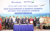 Sacombank hợp tác toàn diện với Bamboo Airways