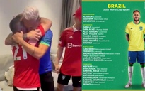 'Bom tấn' của M.U bật khóc khi được dự World Cup cùng tuyển Brazil
