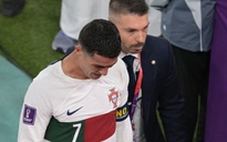Ronaldo rớt nước mắt khi tuyển Bồ Đào Nha bị loại khỏi World Cup 2022