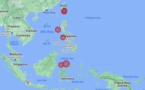 Động đất liên tục xảy ra ở Biển Đông