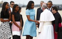 Chùm ảnh gia đình Tổng thống Obama đón Giáo hoàng Francis