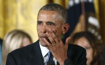 Tổng thống Obama rơi nước mắt khi nói về các vụ xả súng ở Mỹ