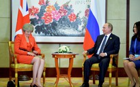 Lần đầu gặp nhau của Tổng thống Putin và Thủ tướng May