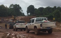 Tường thuật của phóng viên Thanh Niên tại Lào: đường vào khu vực đập bị phong tỏa