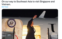 Phó tổng thống Mỹ Harris lên đường thăm Singapore và Việt Nam
