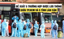 Đề xuất 5 trường hợp được lưu thông giữa TP.HCM và 5 tỉnh lân cận