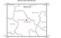 Một ngày 2 trận động đất tại Quảng Nam và Sơn La