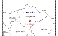 Động đất 2,8 độ richter tại Cao Bằng