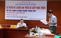 Chuyện làm tiến sĩ ở Việt Nam