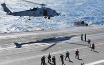 Trực thăng MH-60 của hạm đội 7 rơi trên tàu sân bay USS Ronald Reagan