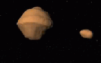 Tiểu hành tinh khổng lồ mang theo mặt trăng tiến gần Trái đất
