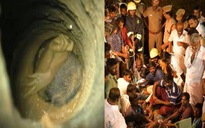 Chạy đua giải cứu bé trai 2 tuổi rơi xuống giếng sâu 26 m ở Ấn Độ