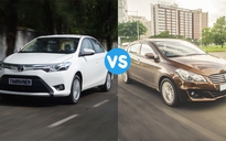 Suzuki Ciaz đối đầu Toyota Vios: Tân binh thách thức kẻ thống lĩnh