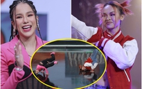 Diệp Lâm Anh 'ke đầu' Mai Ngô trên sân khấu 'Sàn đấu vũ đạo'