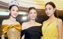 Hoa hậu Mai Phương, Lương Thùy Linh chúc mừng Hà Kiều Anh lên chức CEO