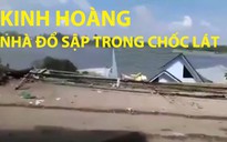 Sạt lở An Giang, nhà đổ xuống sông Hậu