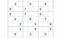 Mời các bạn thử sức với ô số Sudoku 2921 mức độ Khó