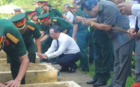 Truy điệu và an táng 13 hài cốt liệt sĩ hy sinh tại Lào