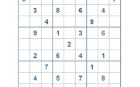 Mời các bạn thử sức với ô số Sudoku 3143 mức độ khó