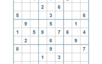 Mời các bạn thử sức với ô số Sudoku 3153 mức độ Khó