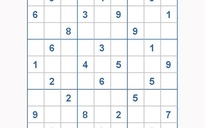 Mời các bạn thử sức với ô số Sudoku 3159 mức độ Khó