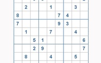 Mời các bạn thử sức với ô số Sudoku 3165 mức độ Khó