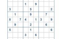 Mời các bạn thử sức với ô số Sudoku 3209 mức độ Khó