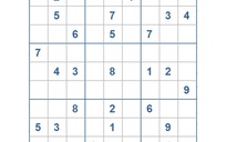 Mời các bạn thử sức với ô số Sudoku 3227 mức độ Khó