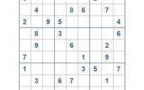 Mời các bạn thử sức với ô số Sudoku 3229 mức độ Khó