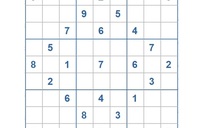 Mời các bạn thử sức với ô số Sudoku 3235 mức độ Khó