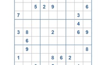 Mời các bạn thử sức với ô số Sudoku 3261 mức độ Khó