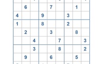 Mời các bạn thử sức với ô số Sudoku 3279 mức độ Khó